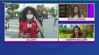 Protests continue for another day in Downtown Atlanta