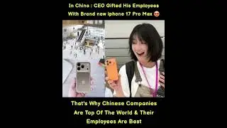 In China: CEO Gifted His Employees With Brand new iphone 17 Pro Max. #apple #smartphone #tech