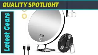 20X Magnifying Mirror with Light by Suupvaor: The Ultimate Makeup Companion for Precision and