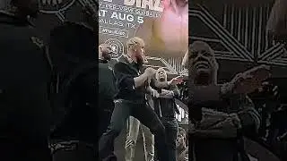 Jake Paul Lands Shots On Nate Diaz.. (FACE OFF)