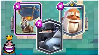 Monk + Mega Knight Easy 3 Crown Deck 😂??
