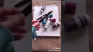 TikTok Canvas Painting - Easy For Beginners - Christmas Santa Hat Stencil - Paint & Sip Party