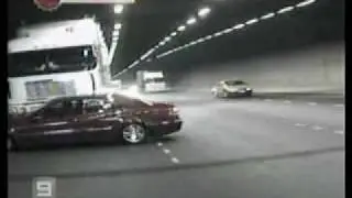 Melbourne Domain Tunnel truck and car crash