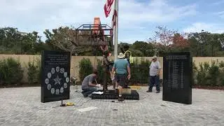 Memorial Statues Installation Time-lapse Video