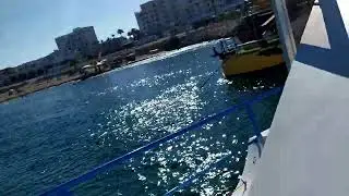 Vryssi beach in Protaras Cyprus 2022 july