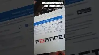 Fortigate Firewall Access via Console Cable | Quick Guide |  Access Made Easy | Console Cable Method