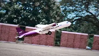 ATR 72 600 RC MODEL FLIGHT | HOMEMAD RC AIRPLANE flying