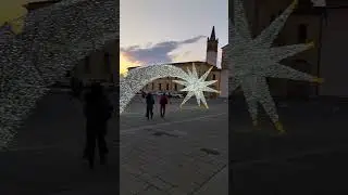 foligno, addobbi natalizi