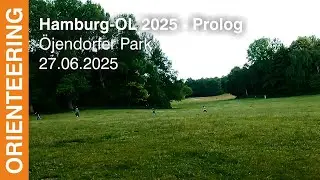 Headcam orienteering | Hamburg-OL 2025 Prolog | &Ouml;jendorfer Park