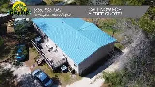 Blue Metal Roof Installation | Gator Metal Roofing Customer Testimonial