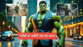 गरीबी से अमीरी तक 😪| Poor to Rich | Green Hulk Story 💚🔥 #hulk #motivational #viralvideo #trending 