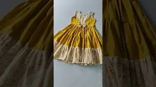 4 Years Baby Layer Cut Frock Design Cutting and Stitching