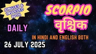 Scorpio | Daily Love Tarot Reading | 26 July 2025 | Hindi