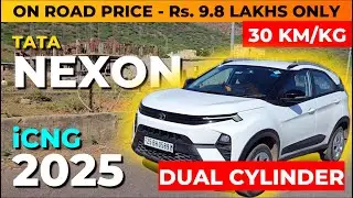 Tata Nexon 2025 iCNG 🔥Price, Features & Mileage | Better Than Petrol & EV? Full COMPARISON with all!