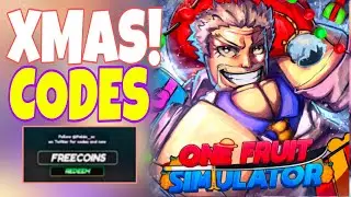 ⚠️РОЖДЕСТВЕНСКАЯ РАСПРОДАЖА⚠️ КОДЫ ДЛЯ ONE FRUIT SIMULATOR 2025 - КОДЫ ДЛЯ ROBLOX ONE FRUIT SIMUL...