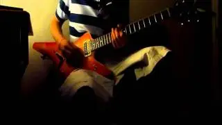 Guitar solo in Dm. Dean ML 79.