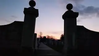 Ghost of new years caught in cemetery along with 2 Deer