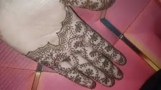 Easy simple design mahnde bridal party wear mahndi dreamshi #mehndi #henna birthday youtube 