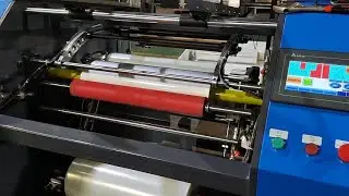 Fully Automatic Rewinder,Stretch Film/Cling Film Jumbo Roll&rarr;Sub Rolls, 1200m/min rewinder, packaging