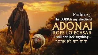Psalm 23 - ADONAI Roee Lo Echsar, The LORD is my Shepherd I will not lack anything