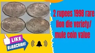 2 rupees rare coins value/rare mule coins value/rupee rare coin value