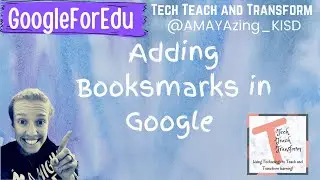 Adding Bookmarks in Google