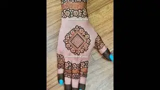 🥰 unique Henna mehndi ❤️ || gulf henna mehndi design 🌹