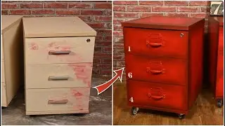 DIY File Cabinet Transformation / Thrift Flip