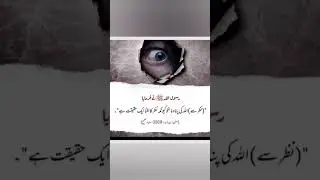 Nazr e Badd... #ytshorts #viral #motivation #quotes #urdu #hadithoftheday #deenyat