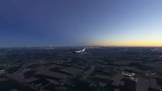 Sunrise Flight from (EBKT) Kortrijk-Wevelgem , Belgium to (LFQT) Merville, France