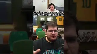 CAZ&Eacute; FOI PRESO KKKKKK #react #shorts #twitch #pedronhzinho #caz&eacute;tv #cortesdocasimiro
