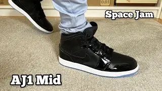 Air Jordan 1 Mid Space Jam Review& On foot