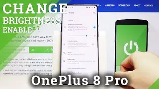 How to Turn On Auto Brightness in OnePlus 8 Pro &ndash; Adaptive Screen Light