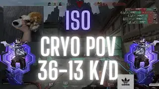 100T Cryo POV Iso on Haven 36-13 K/D (VALORANT Pro POV)