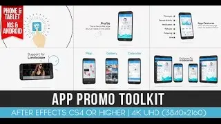 App promo toolkit - after effects template -