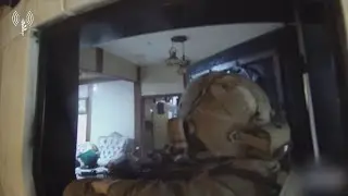 Duvdevan commandos raid weapons dealer's house in the West Bank village of Burqin