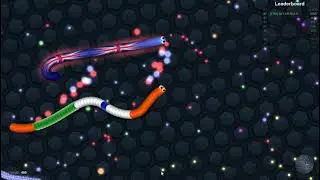 Slither.io but without using speed boost (If I do then, I'll just hit a snake.)