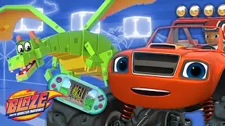 Video Game Dragon Rescue w/ Blaze! | Blaze and the Monster Machines