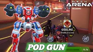 Redeemer and Pod Gun: Ultimate Hidden Overpowered Build - Mech Arena