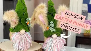 How to Make an Easter Bunny Gnome...No Sew! | DIY Easter Crafts