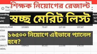 WB TEACHER RESULT/SLTST MERIT LIST 2021 OUT/UPPER PRIMARY RESULT PUBLISHED/PRIMARY TET 2014 MERIT LI