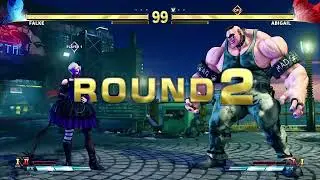 STREET FIGHTER V Falke vs Abigail