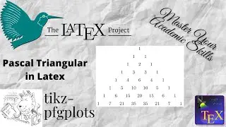 Latex tutorial: tikz tutorial: The Pascal triangle (without direct typesetting)