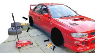 FITTING WIDE 8.5J XXR WHEELS TO MY SUBARU IMPREZA DIDNT END WELL