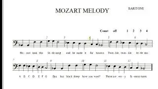 Mozart Melody Baritone