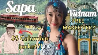 Vietnam Sapa vlog 🇻🇳 | I Found a $5 Columbia Jacket! & Tried the Cutest Village Outfit
