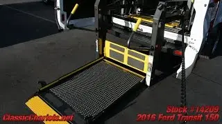 Used 2016 Ford Transit 150 Custom Mobility Van For Sale at Classic Chariots in Vista - Stock #14209