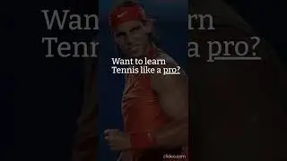 Learn tennis like Novak Djokovic and Rafael Nadal #tennis #trending