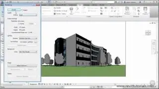 Revit Architecture 2017 tutorial (Advanced Presentation)#6- Working with Render Settings