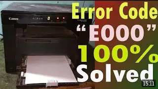 Canon MF 3010 E000 error code 100% solved